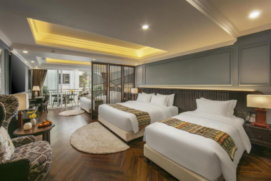 Family room with balcony